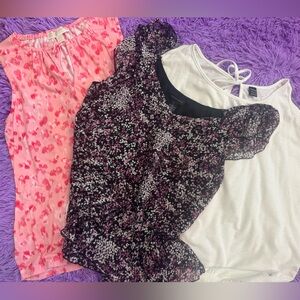 LOT of 3 Tops. Sz L. Great used condition Michael Kors/Ingredients/Dreimp brands